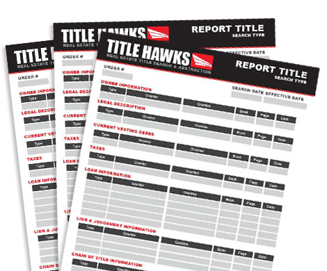Title Reports Examples